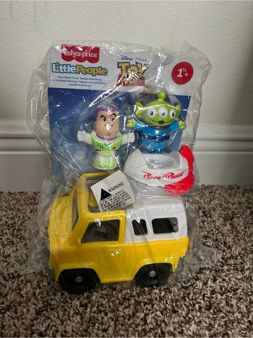 Fisher-Price Little People Buzz Lightyear & Alien Pizza Planet Truck - Yellow